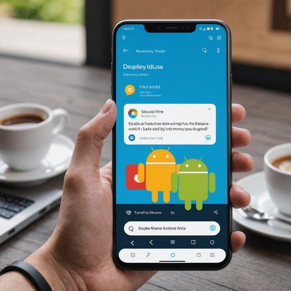 Comment utiliser la fonctionnalité de partage de fichiers Nearby Share sur un smartphone Android ?